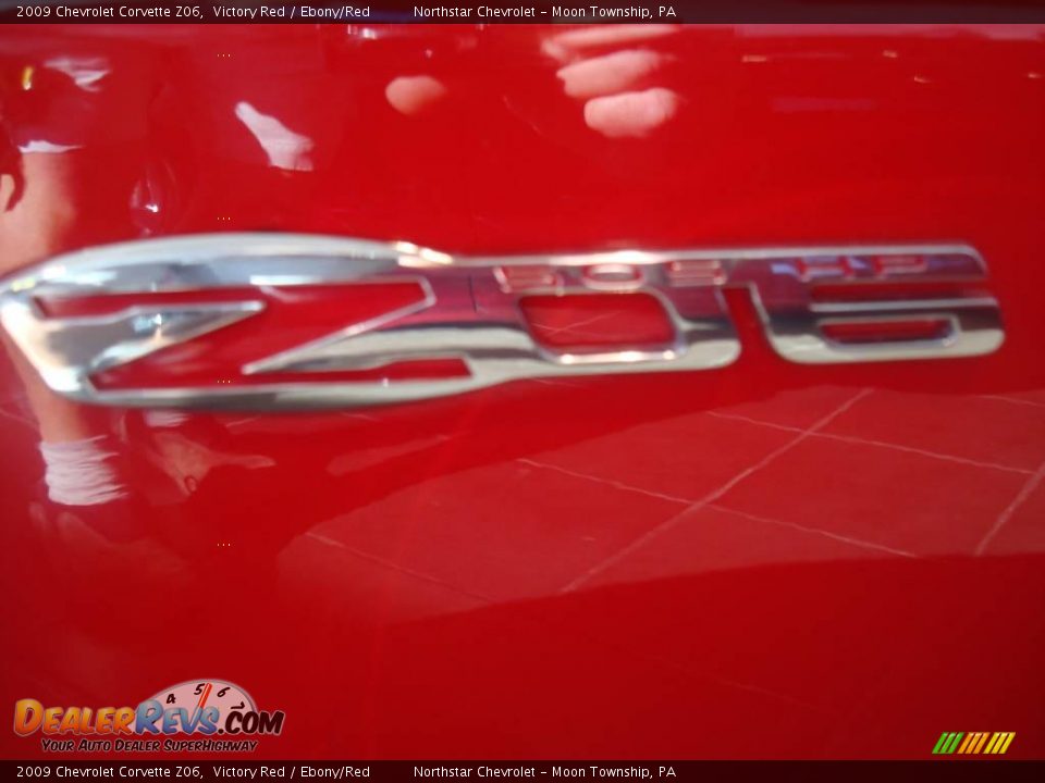 2009 Chevrolet Corvette Z06 Victory Red / Ebony/Red Photo #7