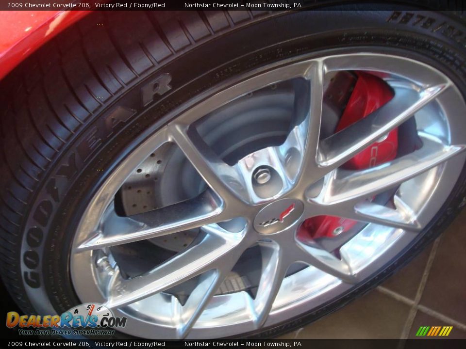 2009 Chevrolet Corvette Z06 Victory Red / Ebony/Red Photo #8