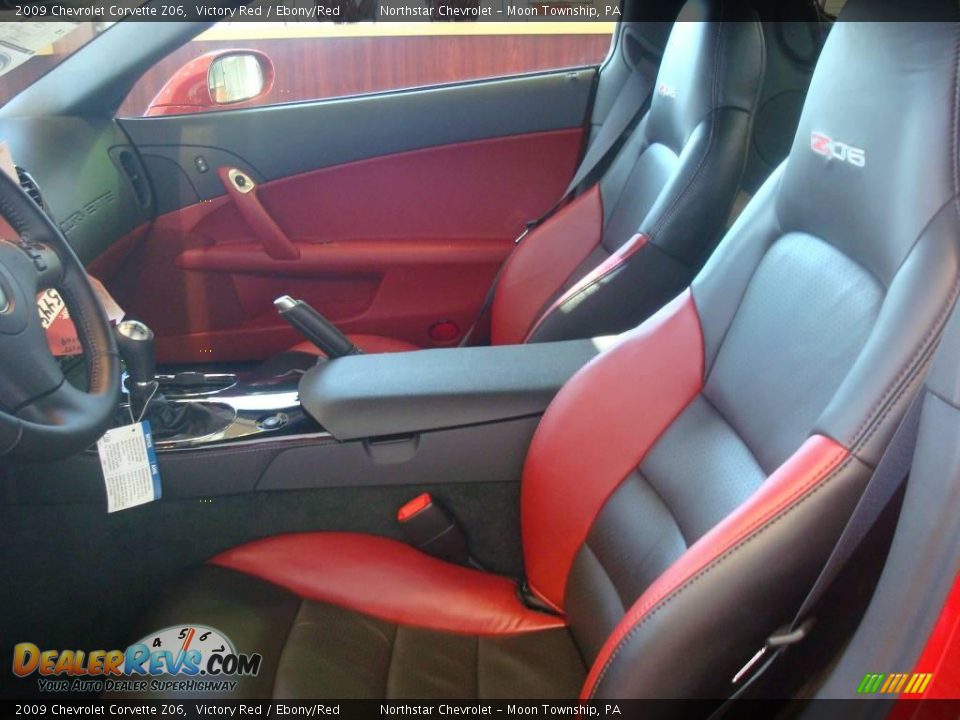2009 Chevrolet Corvette Z06 Victory Red / Ebony/Red Photo #9