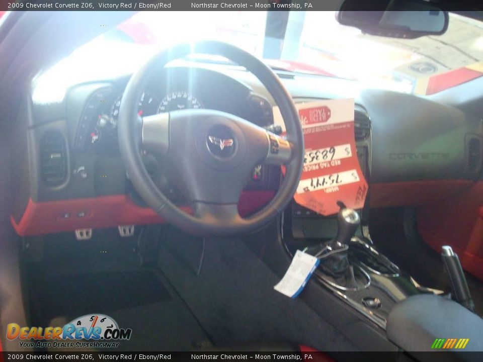 2009 Chevrolet Corvette Z06 Victory Red / Ebony/Red Photo #10