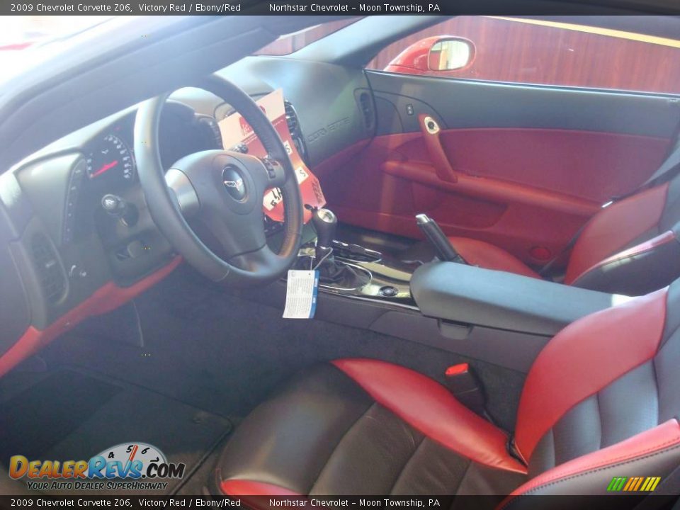 2009 Chevrolet Corvette Z06 Victory Red / Ebony/Red Photo #12
