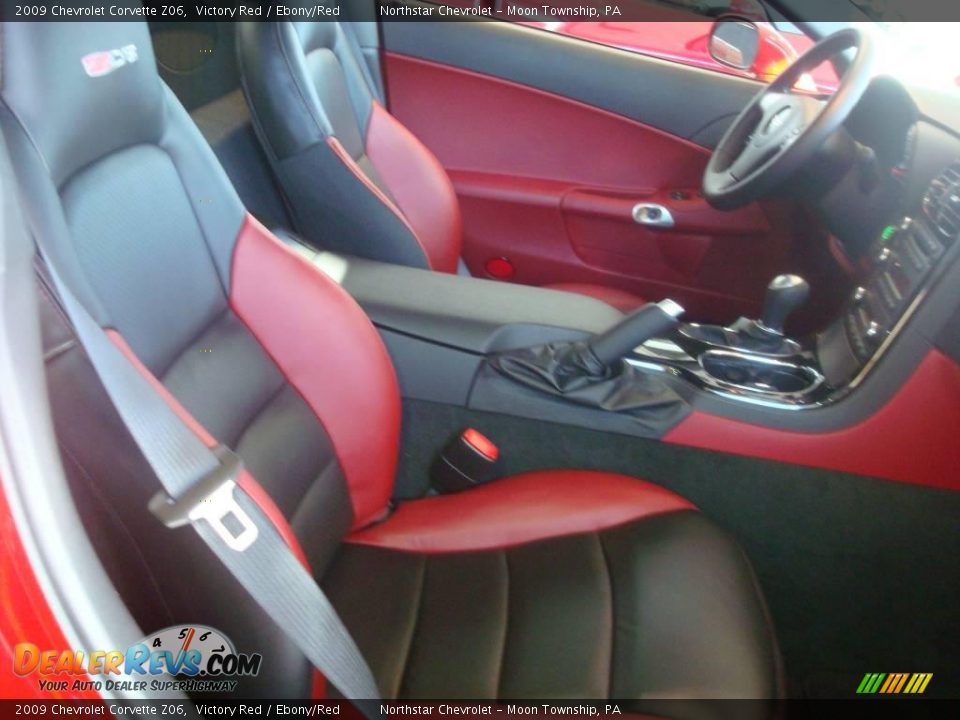 2009 Chevrolet Corvette Z06 Victory Red / Ebony/Red Photo #13