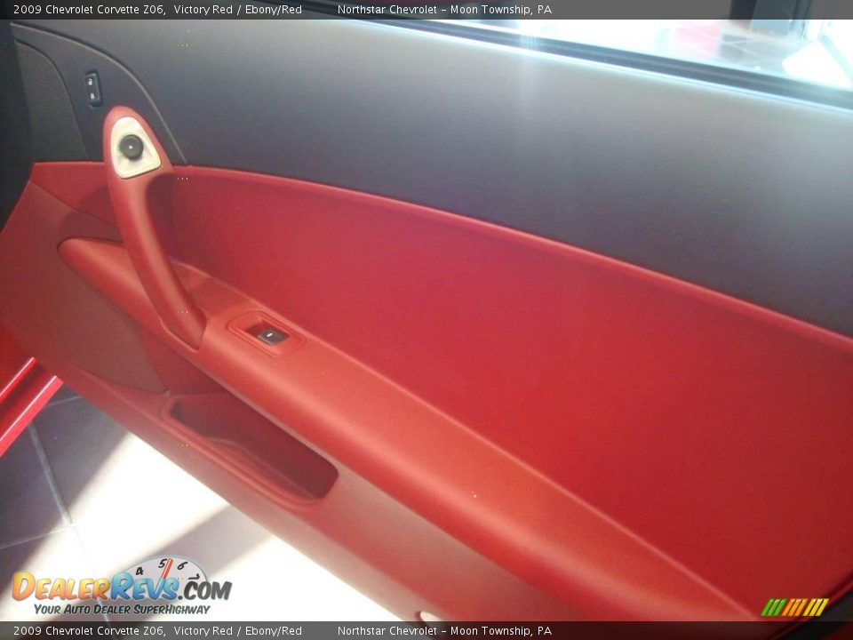 2009 Chevrolet Corvette Z06 Victory Red / Ebony/Red Photo #14