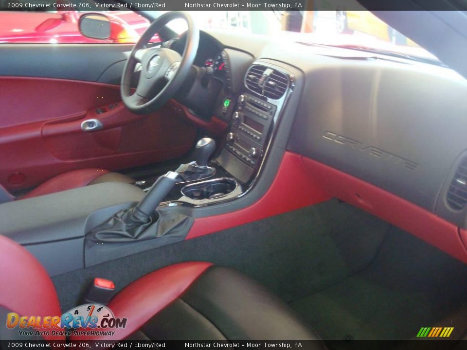 2009 Chevrolet Corvette Z06 Victory Red / Ebony/Red Photo #15