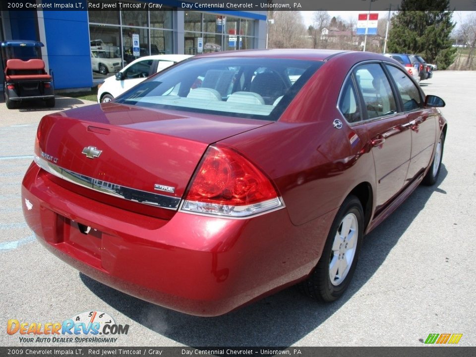 2009 Chevrolet Impala LT Red Jewel Tintcoat / Gray Photo #3