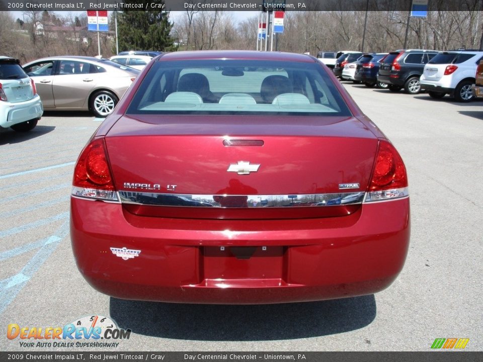 2009 Chevrolet Impala LT Red Jewel Tintcoat / Gray Photo #4