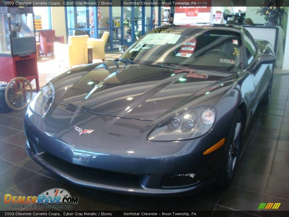 2009 Chevrolet Corvette Coupe Cyber Gray Metallic / Ebony Photo #1