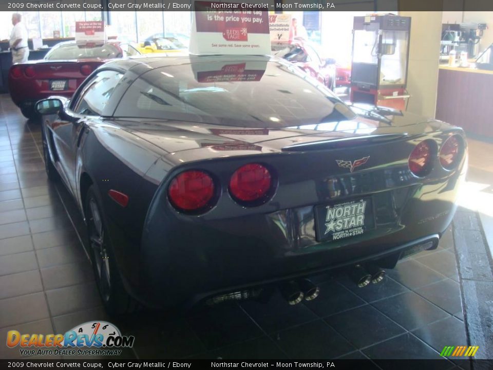 2009 Chevrolet Corvette Coupe Cyber Gray Metallic / Ebony Photo #2