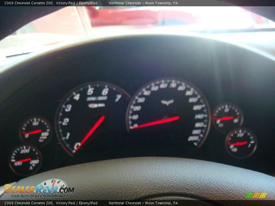 2009 Chevrolet Corvette Z06 Victory Red / Ebony/Red Photo #20