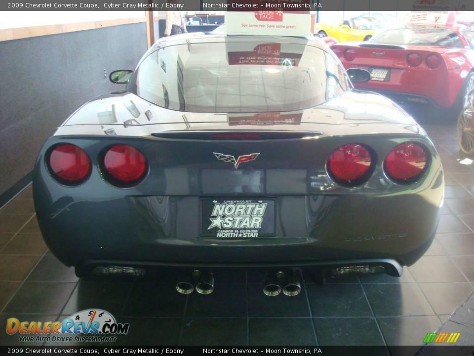 2009 Chevrolet Corvette Coupe Cyber Gray Metallic / Ebony Photo #3