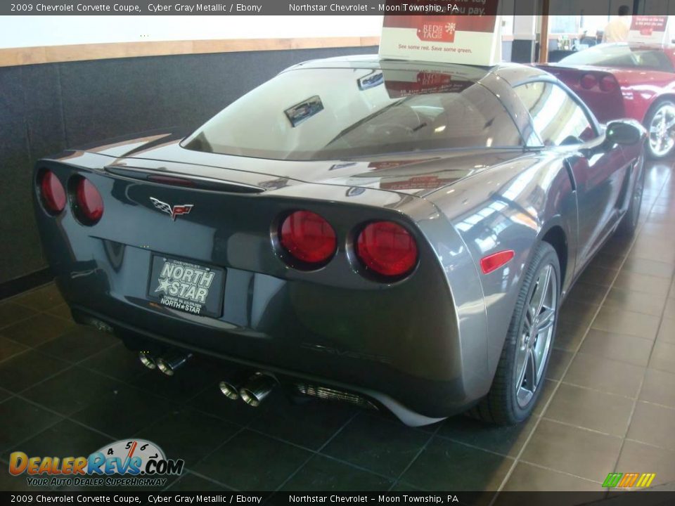 2009 Chevrolet Corvette Coupe Cyber Gray Metallic / Ebony Photo #4