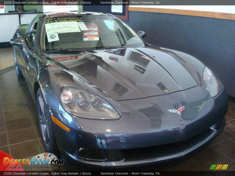 2009 Chevrolet Corvette Coupe Cyber Gray Metallic / Ebony Photo #6