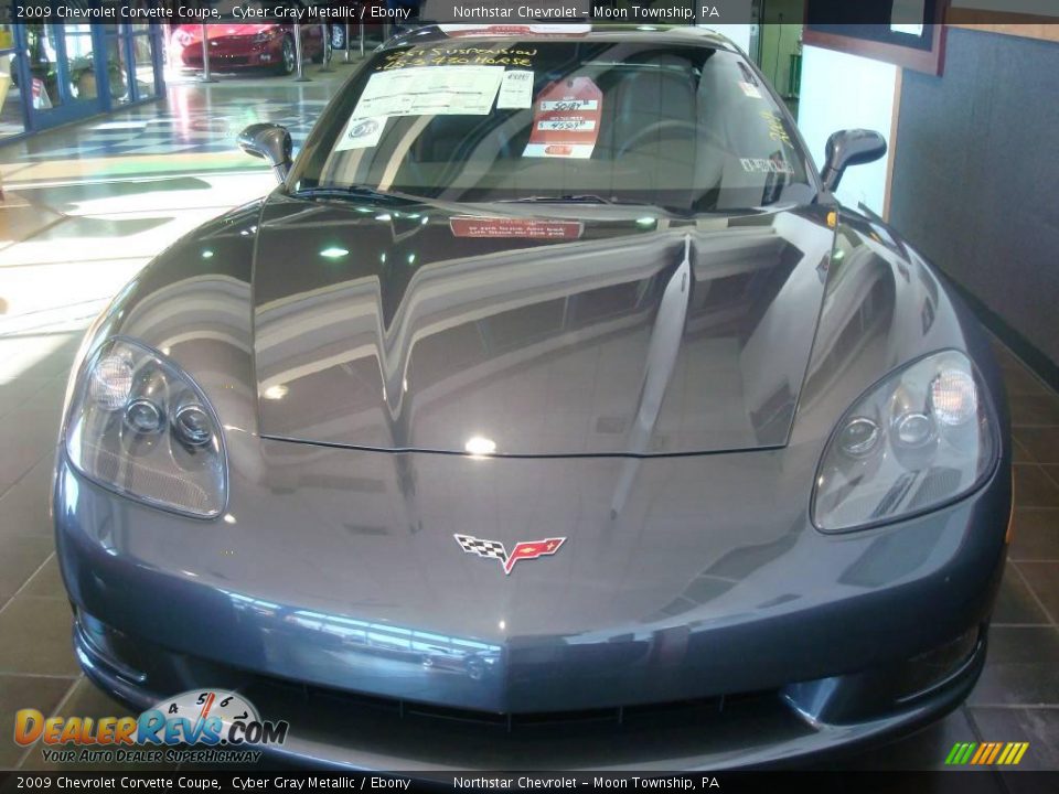 2009 Chevrolet Corvette Coupe Cyber Gray Metallic / Ebony Photo #7