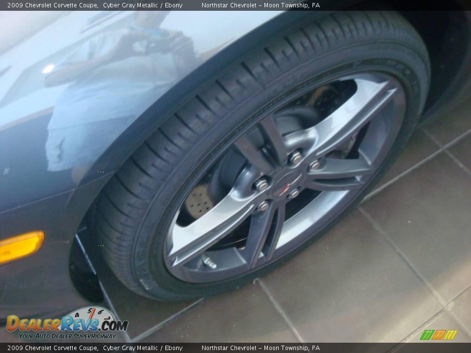 2009 Chevrolet Corvette Coupe Cyber Gray Metallic / Ebony Photo #8