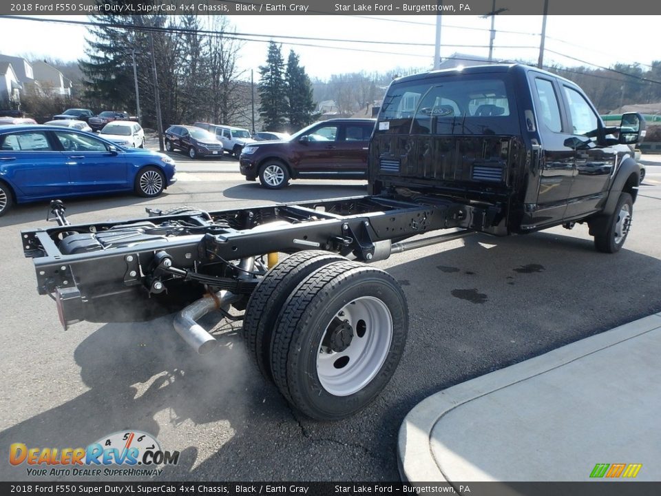 Undercarriage of 2018 Ford F550 Super Duty XL SuperCab 4x4 Chassis Photo #7