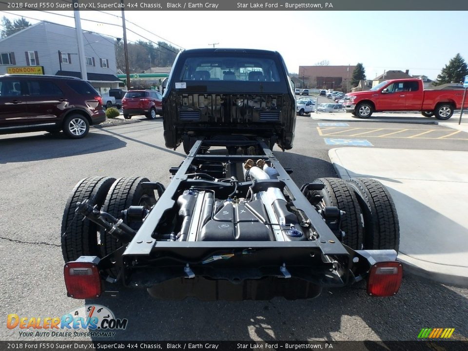 Undercarriage of 2018 Ford F550 Super Duty XL SuperCab 4x4 Chassis Photo #8