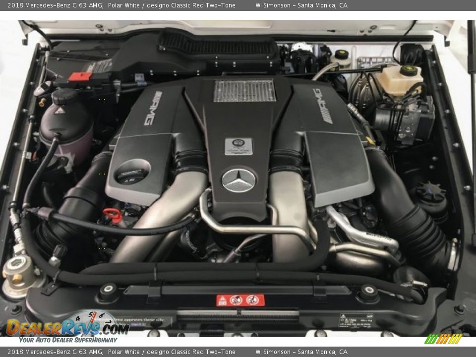 2018 Mercedes-Benz G 63 AMG 5.5 Liter AMG biturbo DOHC 32-Valve VVT V8 Engine Photo #9