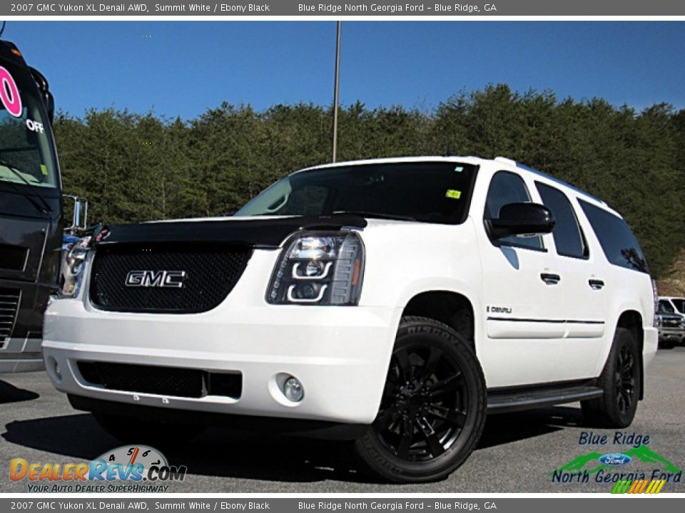 2007 GMC Yukon XL Denali AWD Summit White / Ebony Black Photo #1