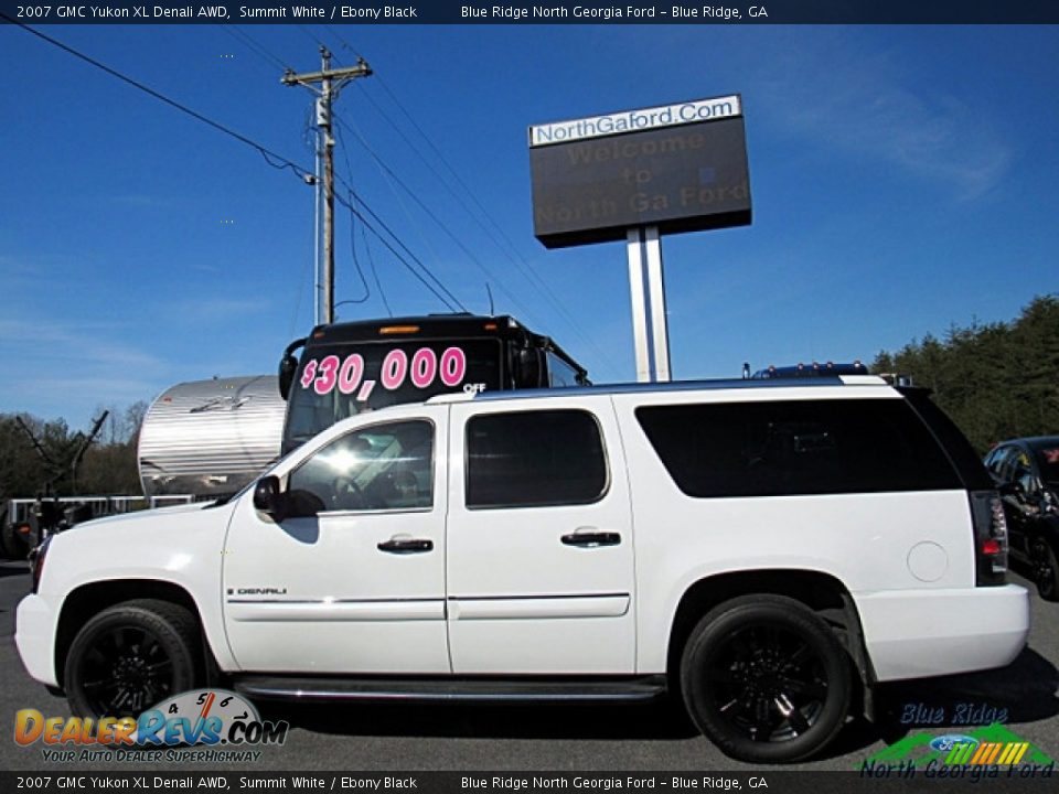 2007 GMC Yukon XL Denali AWD Summit White / Ebony Black Photo #2