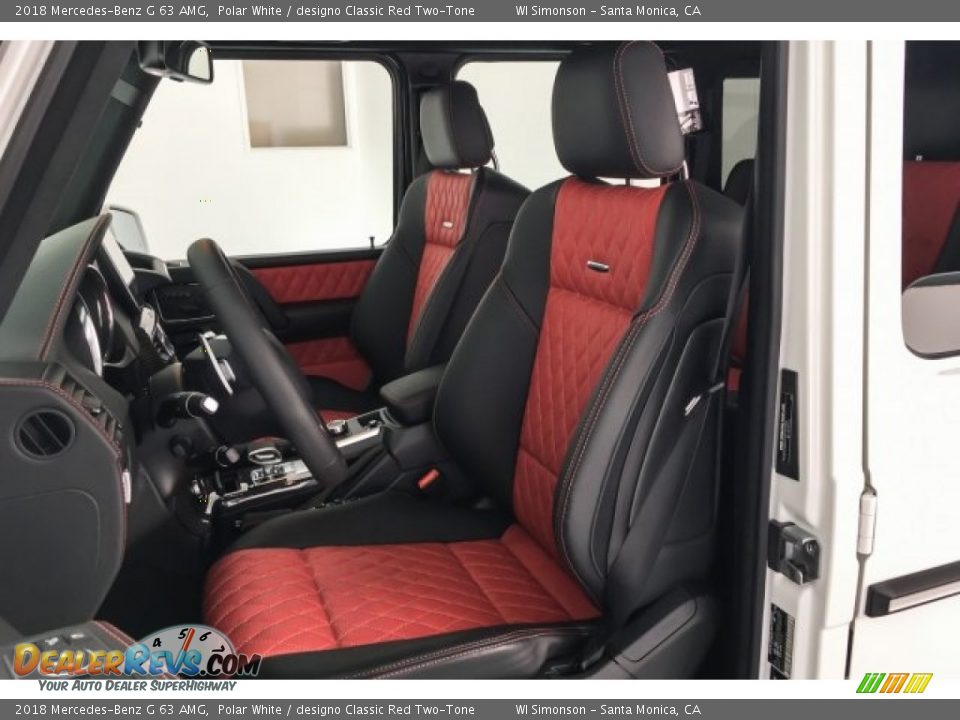 Front Seat of 2018 Mercedes-Benz G 63 AMG Photo #13