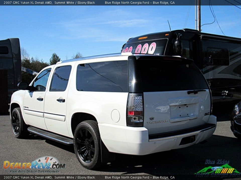 2007 GMC Yukon XL Denali AWD Summit White / Ebony Black Photo #3