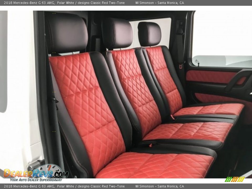 Rear Seat of 2018 Mercedes-Benz G 63 AMG Photo #14