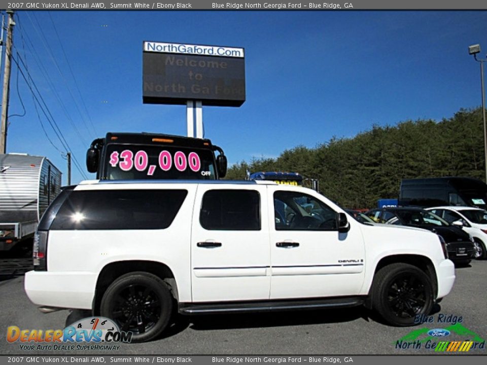2007 GMC Yukon XL Denali AWD Summit White / Ebony Black Photo #6