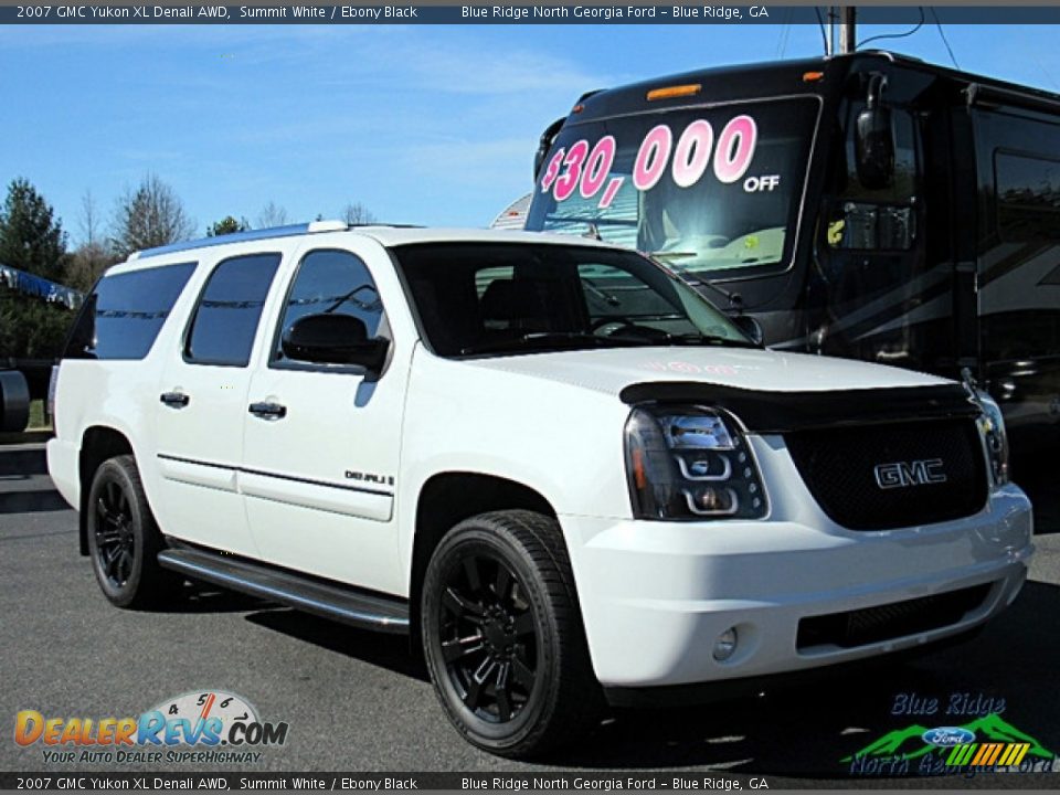 2007 GMC Yukon XL Denali AWD Summit White / Ebony Black Photo #7