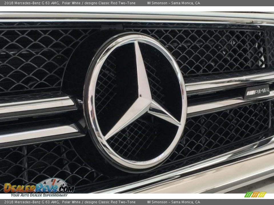 2018 Mercedes-Benz G 63 AMG Polar White / designo Classic Red Two-Tone Photo #32