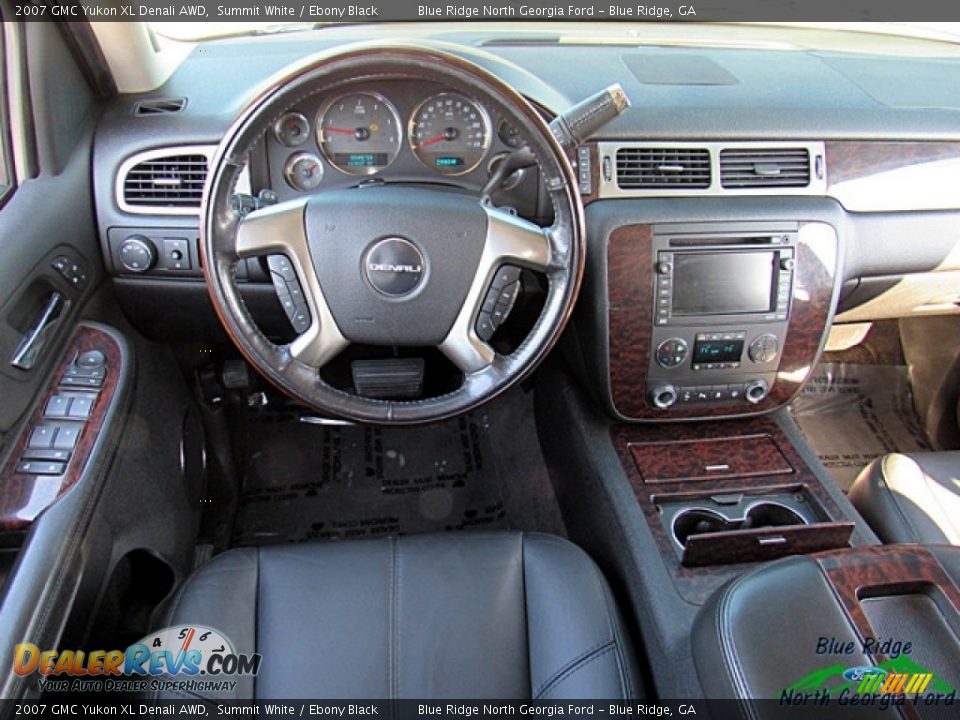 2007 GMC Yukon XL Denali AWD Summit White / Ebony Black Photo #21
