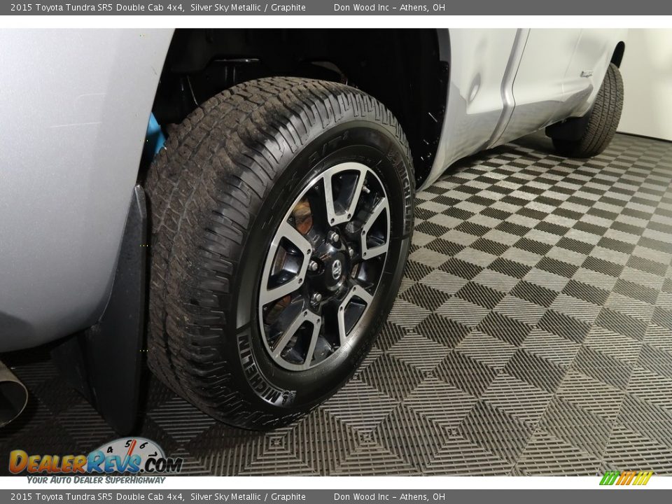 2015 Toyota Tundra SR5 Double Cab 4x4 Silver Sky Metallic / Graphite Photo #21
