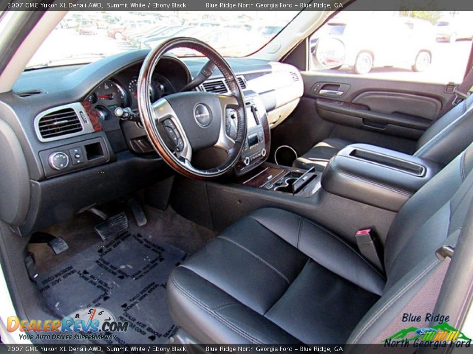 2007 GMC Yukon XL Denali AWD Summit White / Ebony Black Photo #26