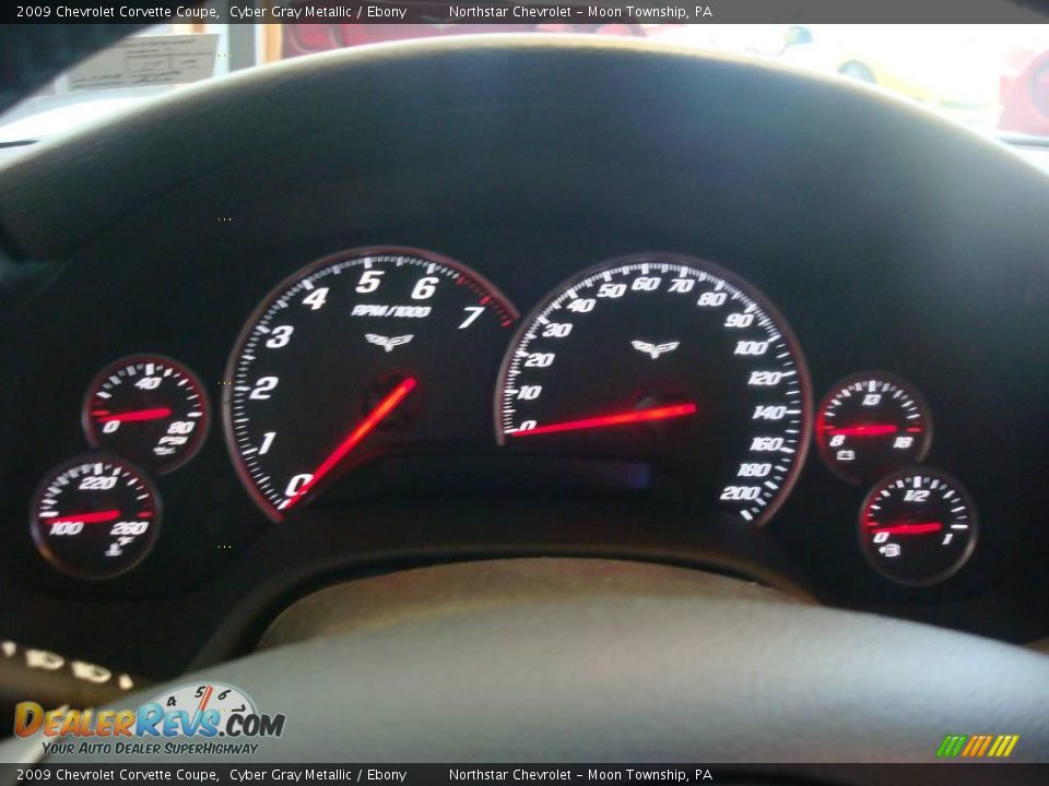 2009 Chevrolet Corvette Coupe Cyber Gray Metallic / Ebony Photo #20