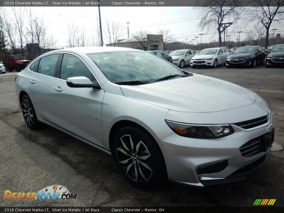 2018 Chevrolet Malibu LT Silver Ice Metallic / Jet Black Photo #3
