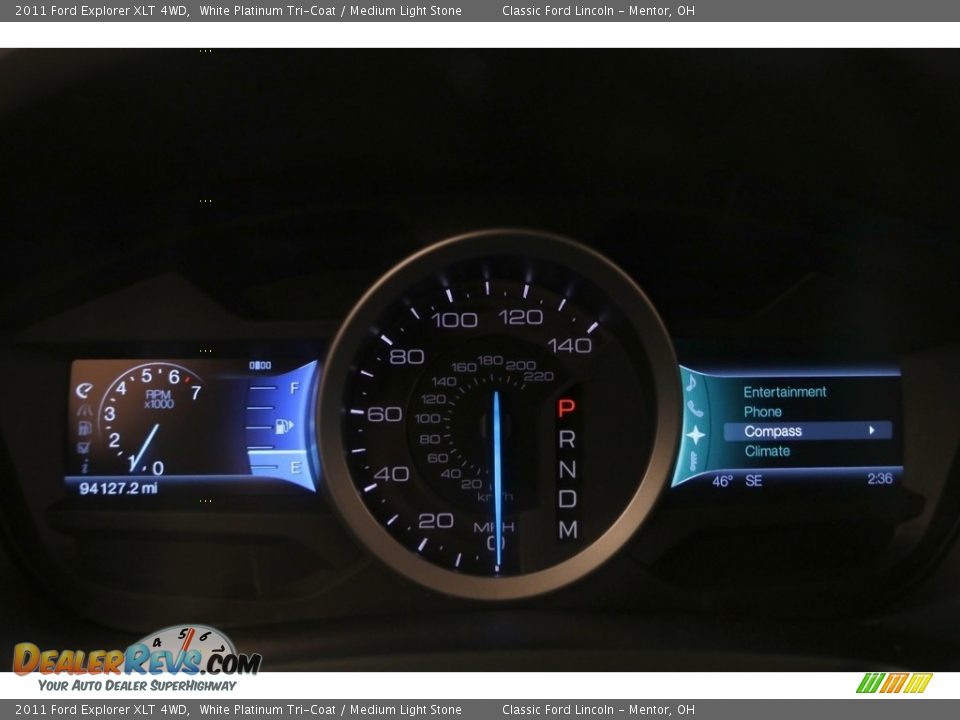 2011 Ford Explorer XLT 4WD White Platinum Tri-Coat / Medium Light Stone Photo #9