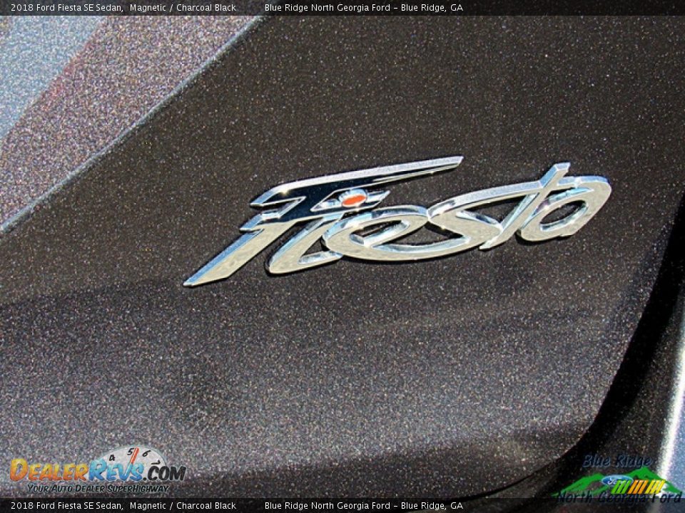 2018 Ford Fiesta SE Sedan Magnetic / Charcoal Black Photo #35