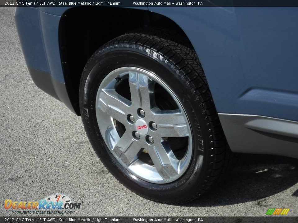 2012 GMC Terrain SLT AWD Steel Blue Metallic / Light Titanium Photo #3