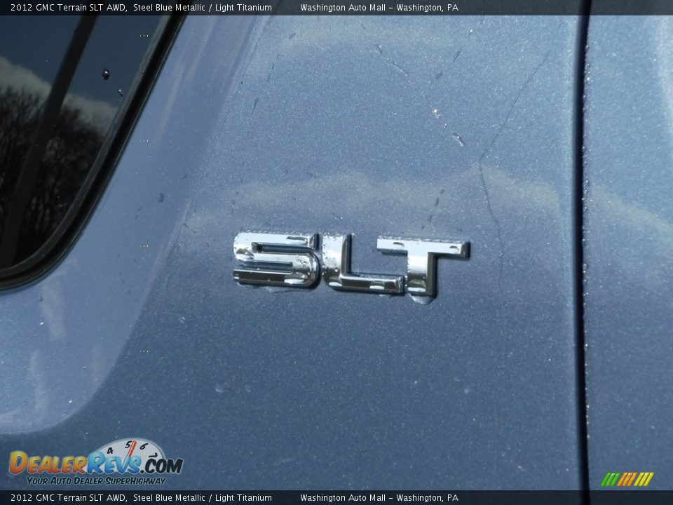 2012 GMC Terrain SLT AWD Steel Blue Metallic / Light Titanium Photo #4