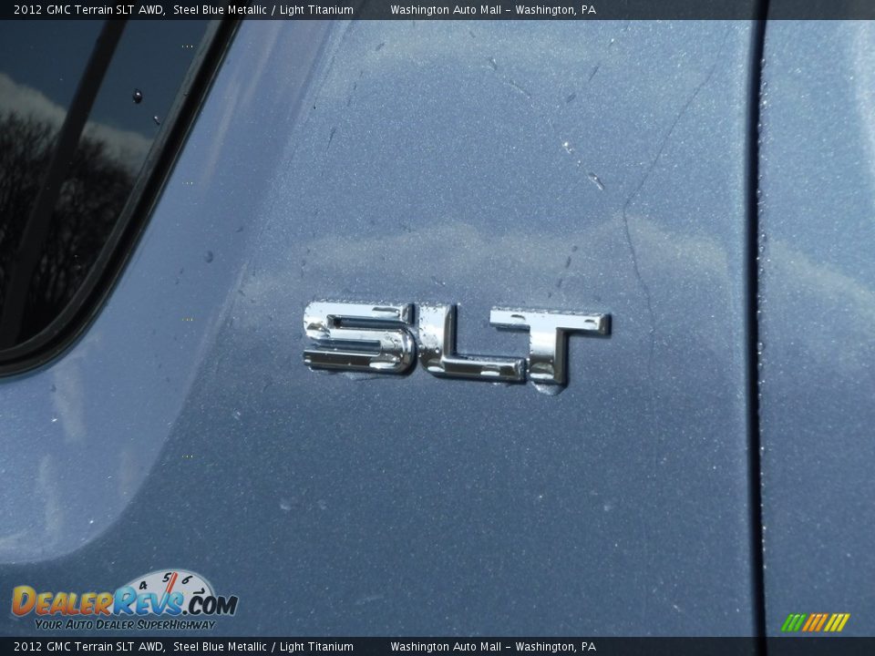 2012 GMC Terrain SLT AWD Steel Blue Metallic / Light Titanium Photo #4