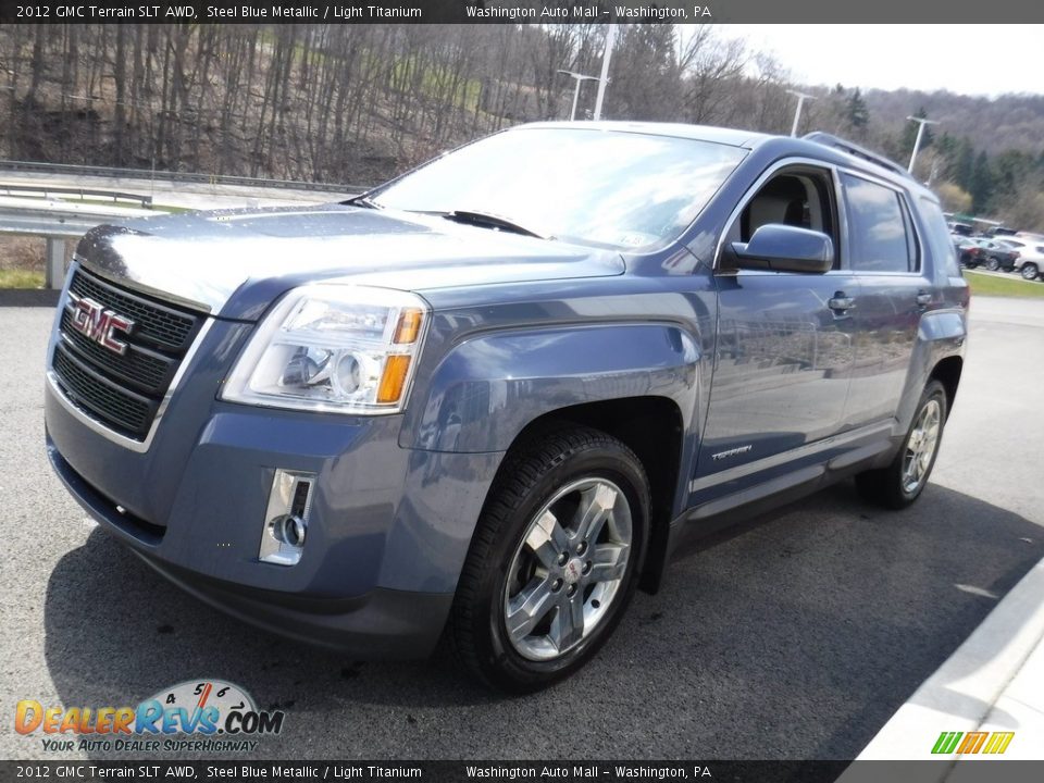 2012 GMC Terrain SLT AWD Steel Blue Metallic / Light Titanium Photo #7