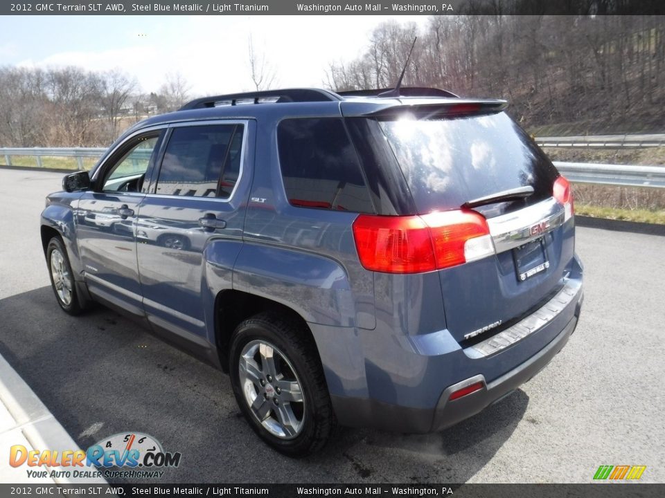 2012 GMC Terrain SLT AWD Steel Blue Metallic / Light Titanium Photo #9