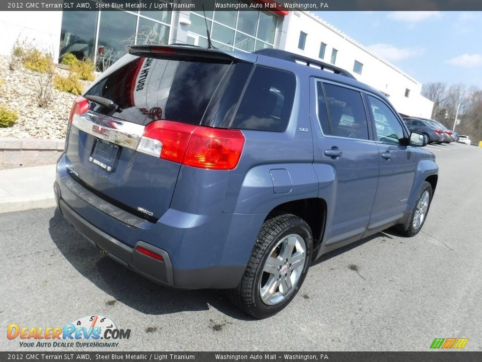 2012 GMC Terrain SLT AWD Steel Blue Metallic / Light Titanium Photo #11