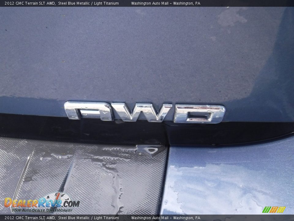 2012 GMC Terrain SLT AWD Steel Blue Metallic / Light Titanium Photo #12