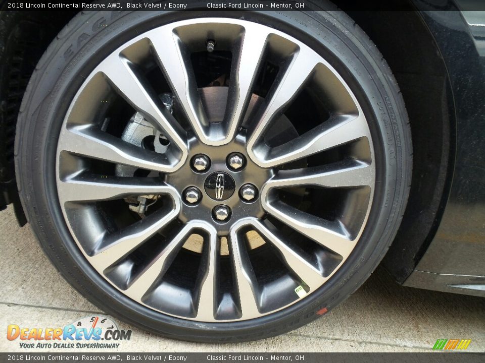 2018 Lincoln Continental Reserve AWD Wheel Photo #7