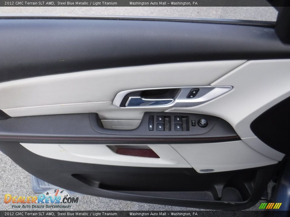 2012 GMC Terrain SLT AWD Steel Blue Metallic / Light Titanium Photo #15