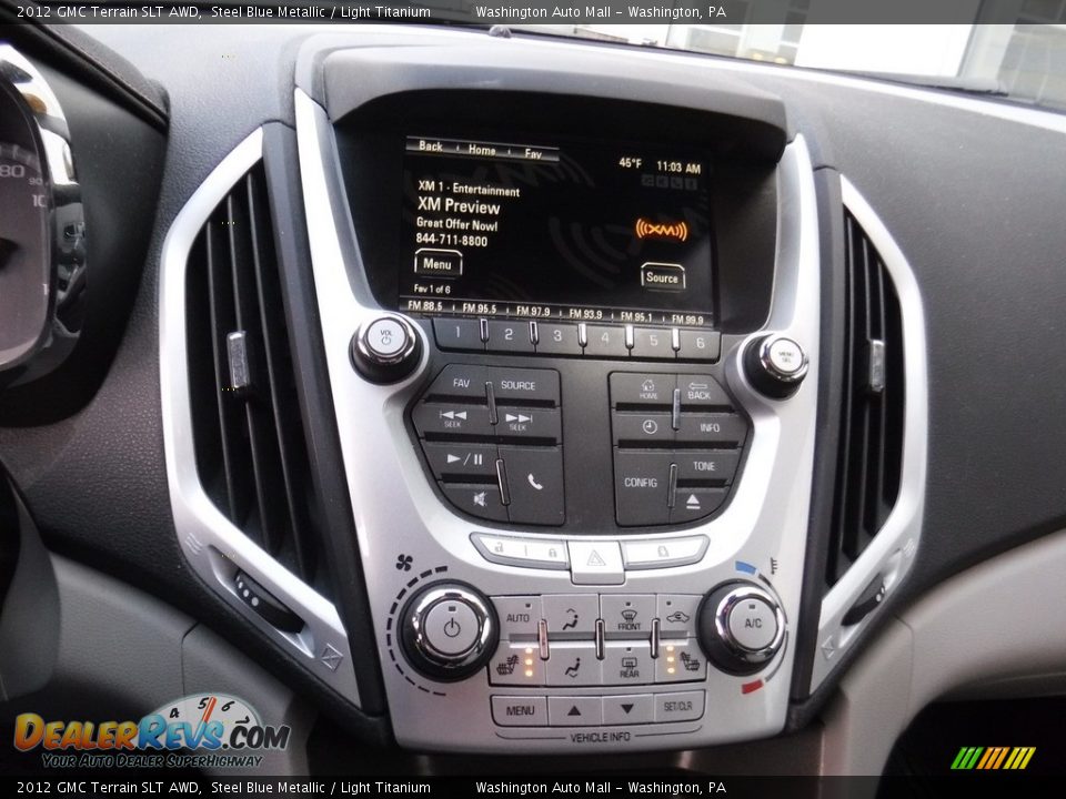 2012 GMC Terrain SLT AWD Steel Blue Metallic / Light Titanium Photo #19