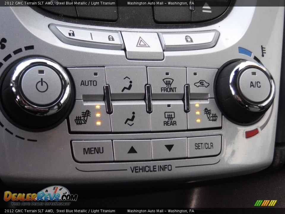 2012 GMC Terrain SLT AWD Steel Blue Metallic / Light Titanium Photo #21