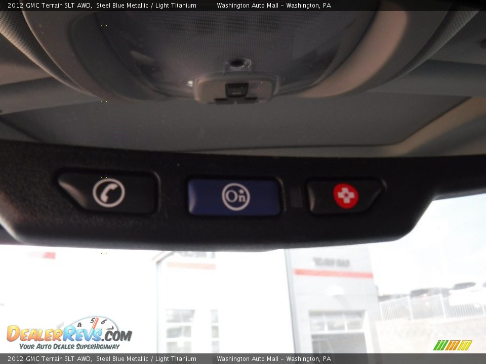 2012 GMC Terrain SLT AWD Steel Blue Metallic / Light Titanium Photo #23