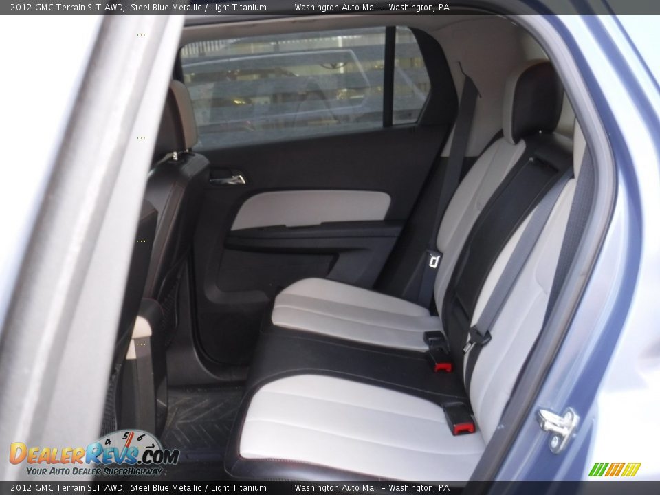 2012 GMC Terrain SLT AWD Steel Blue Metallic / Light Titanium Photo #24