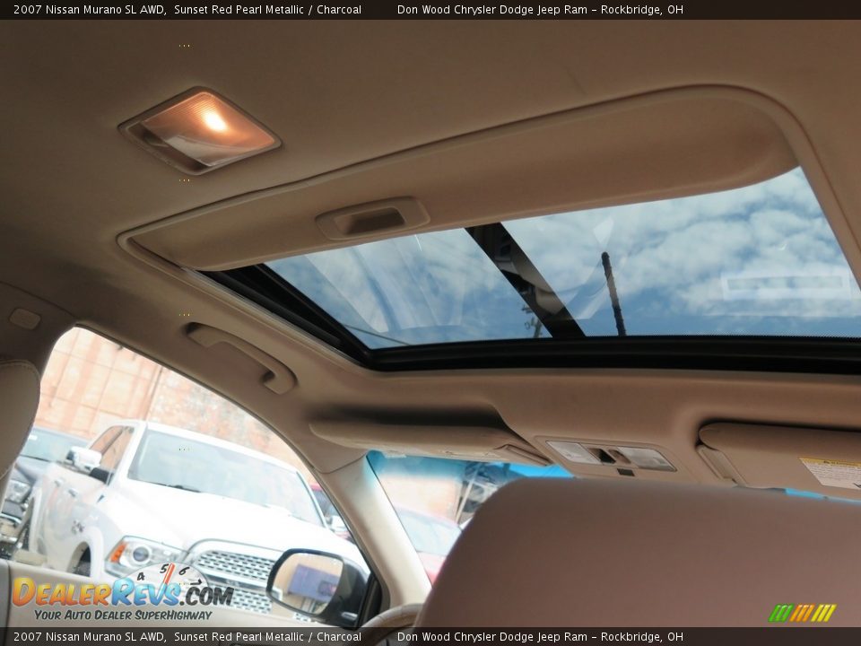 2007 Nissan Murano SL AWD Sunset Red Pearl Metallic / Charcoal Photo #3